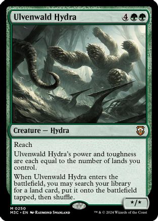 Ulvenwald Hydra (Ripple Foil) (M3C-250) - Modern Horizons 3 Commander Foil
