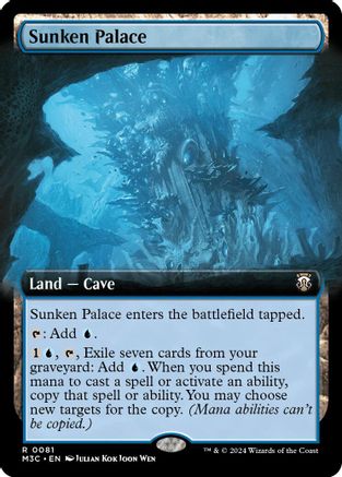 Sunken Palace (Extended Art) (Ripple Foil) (M3C-081) - Modern Horizons 3 Commander Foil