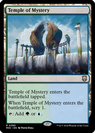 Temple of Mystery (Ripple Foil) (M3C-390) - Modern Horizons 3 Commander Foil