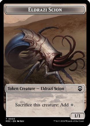 Eldrazi Scion // Eldrazi Spawn Double-Sided Token (M3C-3 // 2) - Modern Horizons 3 Commander
