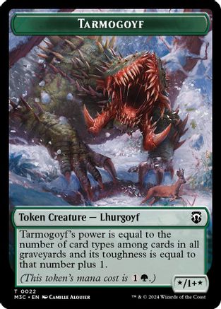 Tarmogoyf // Goblin Double-Sided Token (M3C-22 // 13) - Modern Horizons 3 Commander