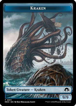 Kraken // Energy Reserve Double-Sided Token (MH3-11 // 36) - Modern Horizons 3