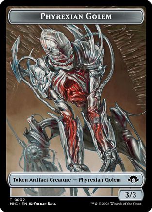 Phyrexian Golem Token (MH3-032) - Modern Horizons 3