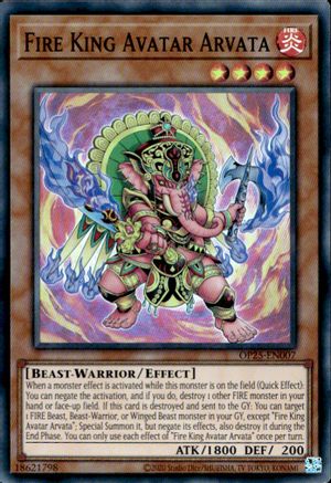 Fire King Avatar Arvata (OP25-EN007) - OTS Tournament Pack 25 Unlimited