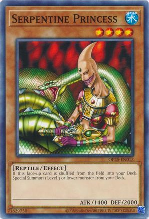 Serpentine Princess (OP25-EN013) - OTS Tournament Pack 25 Unlimited