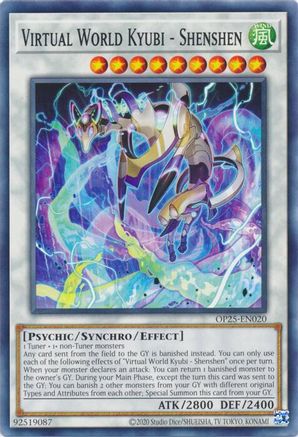 Virtual World Kyubi - Shenshen (OP25-EN020) - OTS Tournament Pack 25 Unlimited