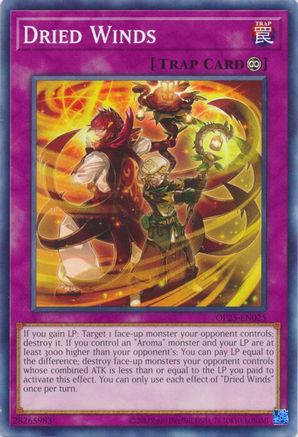 Dried Winds (OP25-EN025) - OTS Tournament Pack 25 Unlimited