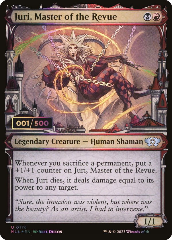 Juri, Master of the Revue (Serial Numbered) (MUL-176) - Multiverse Legends: (Showcase) Foil