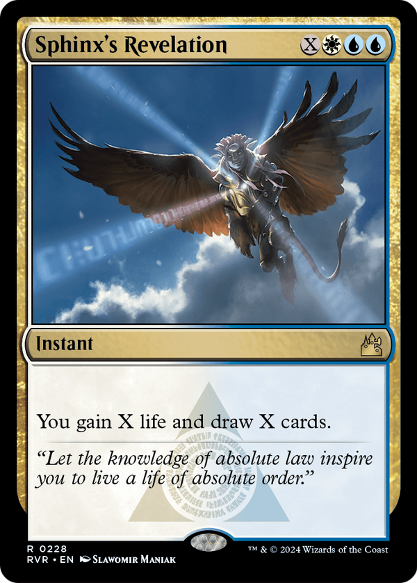 Sphinx's Revelation (RVR-228) - Ravnica Remastered Foil