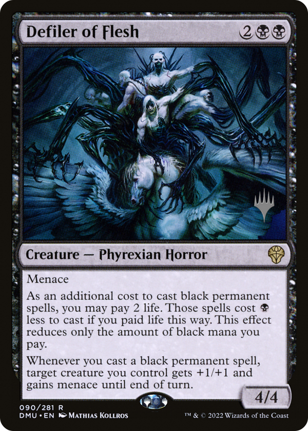 Defiler of Flesh (PPDMU-090) - Dominaria United Promos