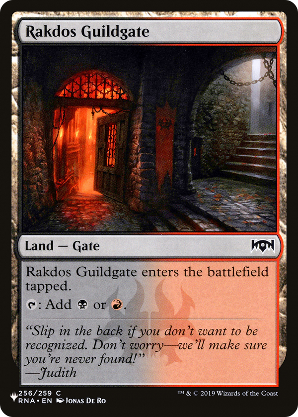 Rakdos Guildgate (LIST-RNA-256) - The List Reprints