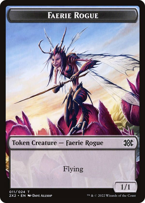 Faerie Rogue (T2X2-011) - Double Masters 2022 Tokens