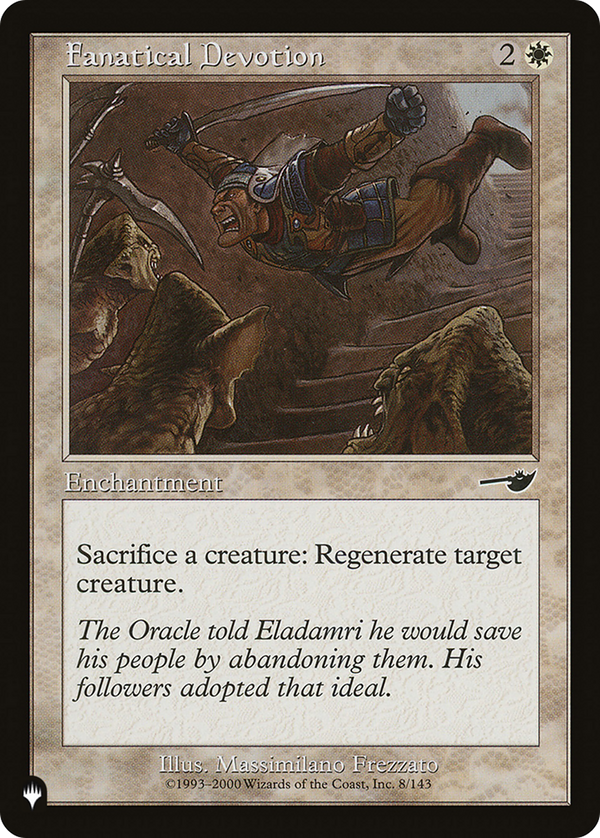 Fanatical Devotion (LIST-NEM-8) - The List
