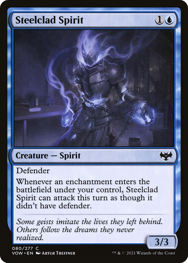 Steelclad Spirit (VOW-080) - Innistrad: Crimson Vow Foil