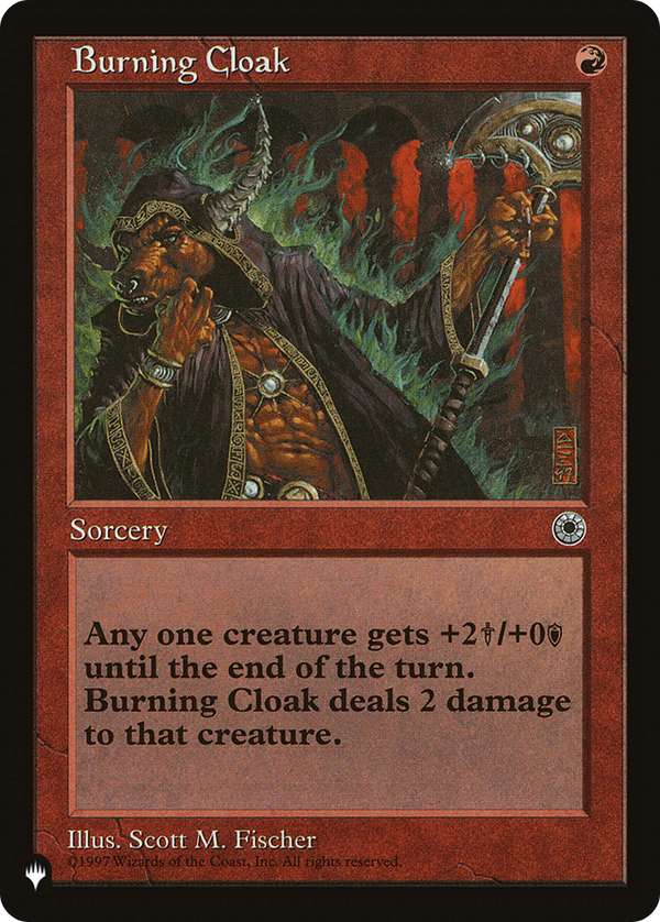 Burning Cloak (LIST-POR-120) - The List