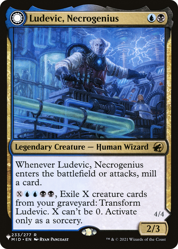 Ludevic, Necrogenius (LIST-MID-233) - The List: (Double Faced Transform)