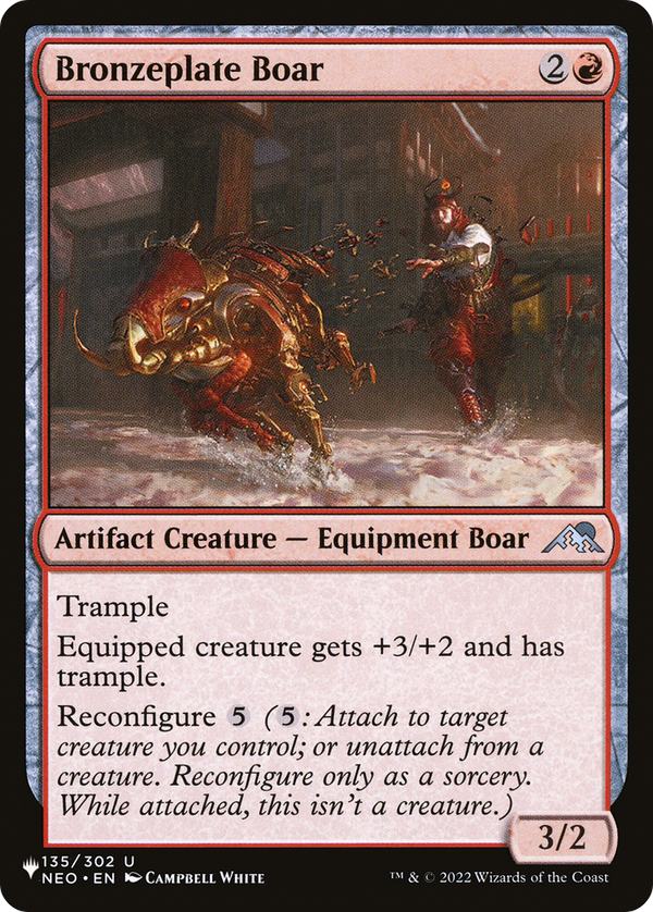 Bronzeplate Boar (LIST-NEO-135) - The List