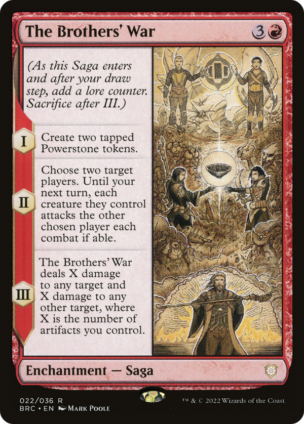 The Brothers' War (BRC-022) - The Brothers' War Commander Foil