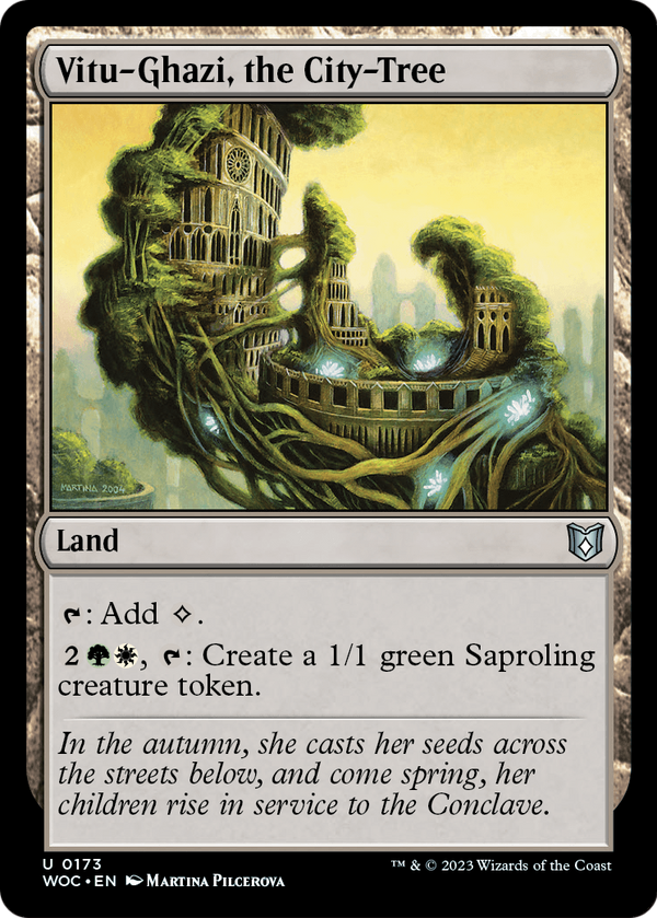 Vitu-Ghazi, the City-Tree (WOC-173) - Wilds of Eldraine Commander