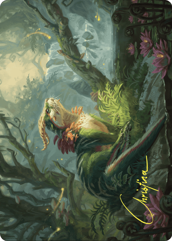 Elusive Otter // Elusive Otter (AWOE-037) - Wilds of Eldraine Art Series (Borderless)