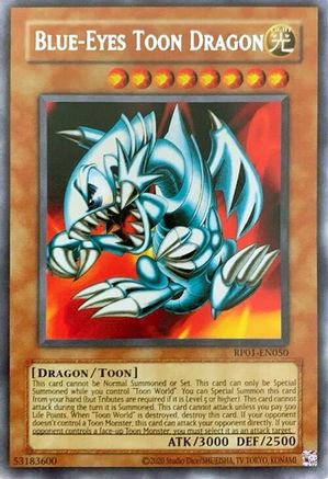 Blue-Eyes Toon Dragon (RP01-EN050) - Retro Pack (2020 Date Reprint) Unlimited