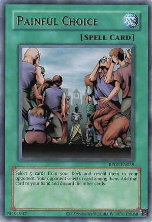 Painful Choice (RP01-EN059) - Retro Pack (2020 Date Reprint) Unlimited