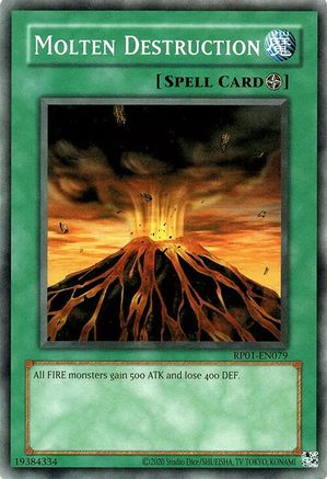 Molten Destruction (RP01-EN079) - Retro Pack (2020 Date Reprint) Unlimited