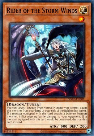 Rider of the Storm Winds (SDBE-EN007) - Structure Deck: Saga of Blue Eyes White Dragon (2020 Date Reprint) Unlimited