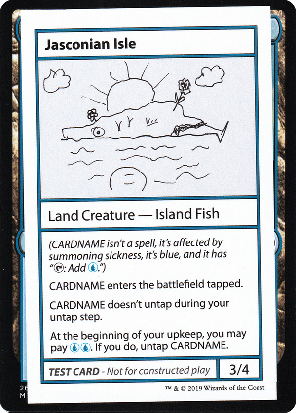 Jasconian Isle (No PW Symbol) (CMB1-) - Mystery Booster Playtest Cards 2021
