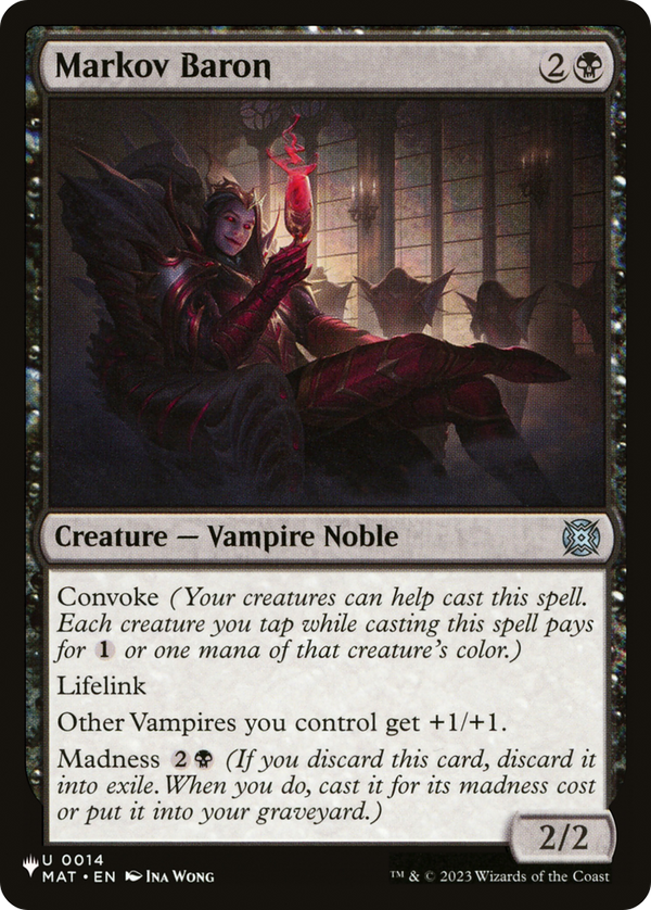 Markov Baron (LIST-MAT-14) - The List