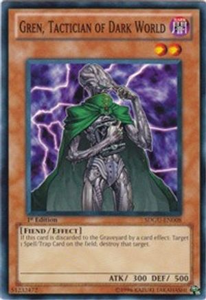 Gren, Tactician of Dark World (SDGU-EN008) - Structure Deck: Gates of the Underworld 1st Edition