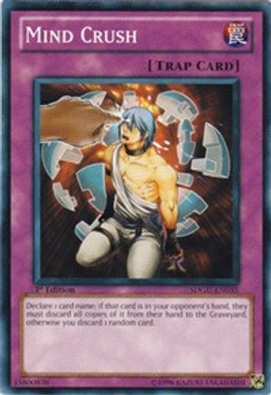 Mind Crush (SDGU-EN035) - Structure Deck: Gates of the Underworld 1st Edition