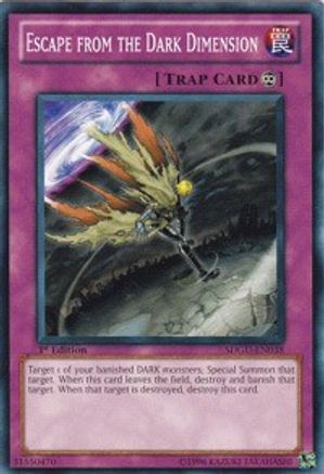 Escape from the Dark Dimension (SDGU-EN038) - Structure Deck: Gates of the Underworld Unlimited