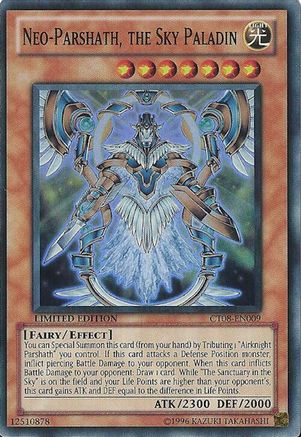 Neo-Parshath, The Sky Paladin (CT08-EN009) - 2011 Collectors Tins Limited