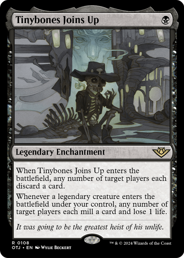 Tinybones Joins Up (OTJ-108) - Outlaws of Thunder Junction Foil