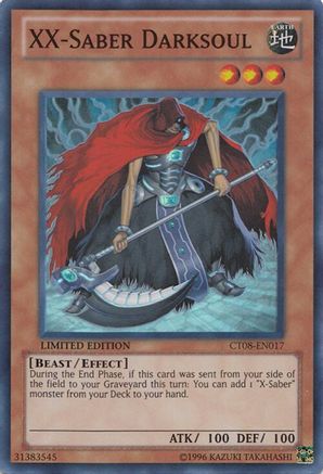 XX-Saber Darksoul (CT08-EN017) - 2011 Collectors Tins Limited