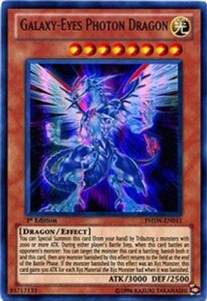Galaxy-Eyes Photon Dragon (PHSW-EN011) - Photon Shockwave 1st Edition