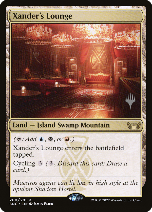 Xander's Lounge (PPSNC-260) - Streets of New Capenna Promos Foil
