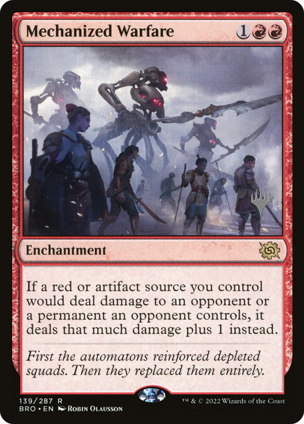 Mechanized Warfare (PPBRO-139) - The Brothers' War Promos