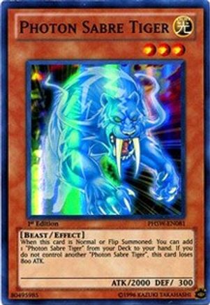 Photon Sabre Tiger (PHSW-EN081) - Photon Shockwave 1st Edition