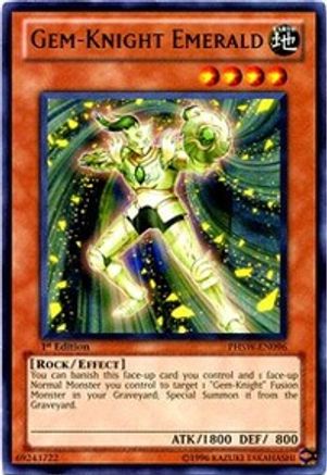 Gem-Knight Emerald (PHSW-EN096) - Photon Shockwave 1st Edition