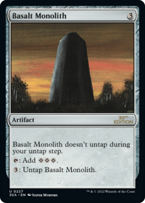 Basalt Monolith (30A-227) - 30th Anniversary Edition