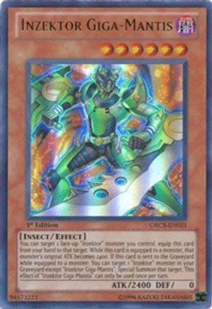 Inzektor Giga-Mantis (ORCS-EN021) - Order of Chaos 1st Edition