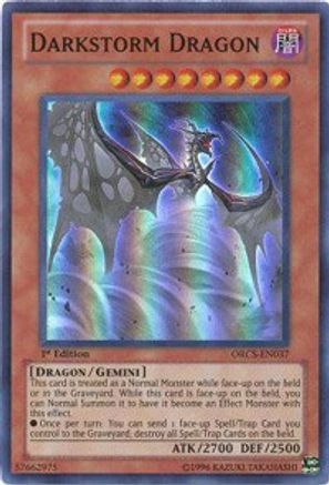 Darkstorm Dragon (ORCS-EN037) - Order of Chaos 1st Edition