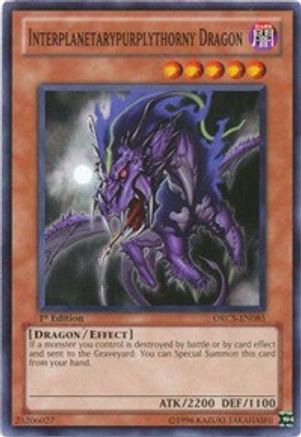 Interplanetarypurplythorny Dragon (ORCS-EN085) - Order of Chaos 1st Edition