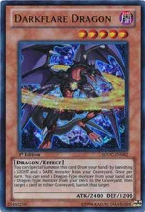 Darkflare Dragon (SDDC-EN002) - Structure Deck: Dragons Collide 1st Edition