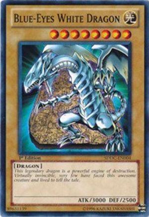 Blue-Eyes White Dragon (SDDC-EN004) - Structure Deck: Dragons Collide Unlimited