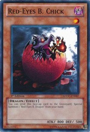 Red-Eyes B. Chick (SDDC-EN007) - Structure Deck: Dragons Collide Unlimited