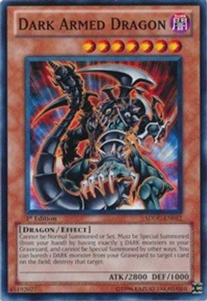 Dark Armed Dragon (SDDC-EN012) - Structure Deck: Dragons Collide 1st Edition