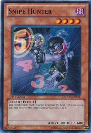 Snipe Hunter (SDDC-EN018) - Structure Deck: Dragons Collide 1st Edition